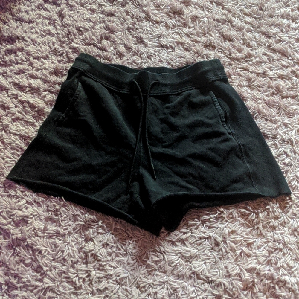 Black shorts size small
